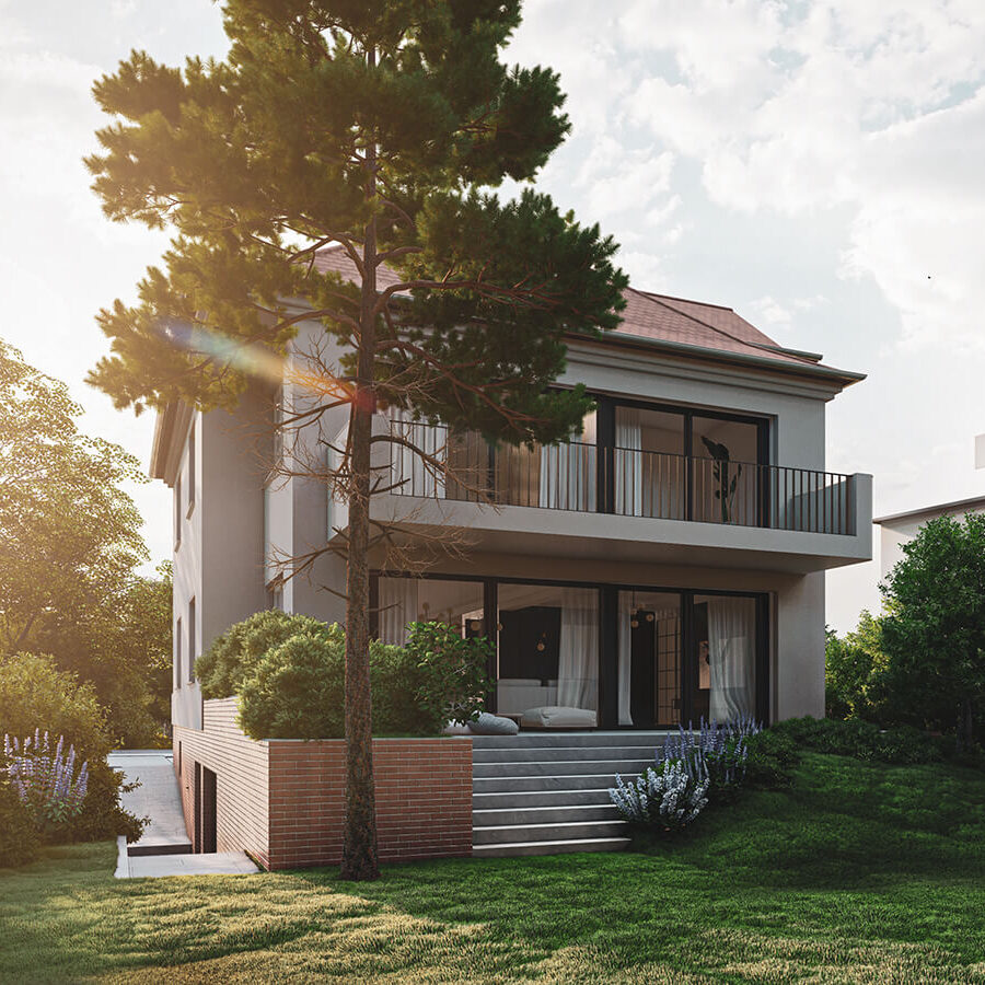 Kompleksowa przebudowa budynku mieszkalnego - Wrocław, os. Zacisze - New Structure